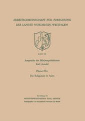 book Ansprache des Ministerpräsidenten Karl Arnold. Die Religionen in Asien