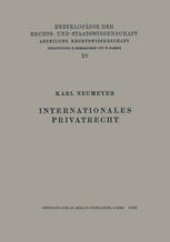 book Internationales Privatrecht