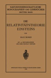 book Die Relativitätstheorie Einsteins und Ihre Physikalischen Grundlagen