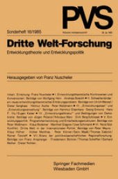 book Dritte Welt-Forschung: Entwicklungstheorie und Entwicklungspolitik