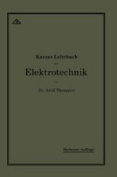 book Kurzes Lehrbuch der Elektrotechnik