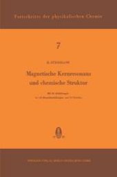 book Magnetische Kernresonanz und Chemische Struktur