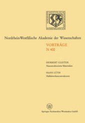 book Nanostrukturierte Materialien. Halbleiterheterostrukturen: große Möglichkeiten für die Mikroelektronik und die Grundlagenforschung