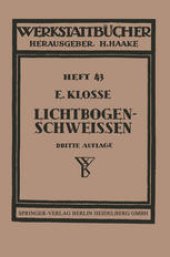 book Das Lichtbogenschweißen