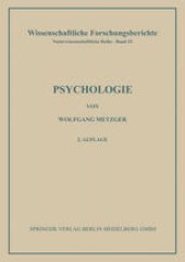 book Psychologie: Die Entwicklung ihrer Grundannahmen seit der Einführung des Experiments