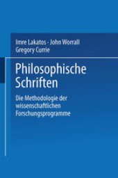 book Die Methodologie der wissenschaftlichen Forschungsprogramme