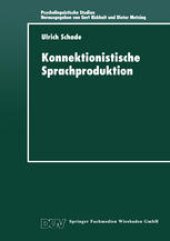 book Konnektionistische Sprachproduktion