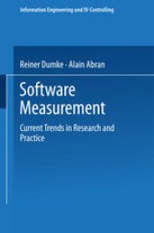 book Software Measurement: Current Trends in Research and Practice