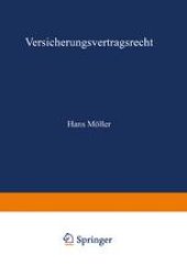 book Versicherungsvertragsrecht