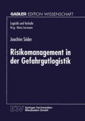 book Risikomanagement in der Gefahrgutlogistik