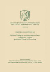 book Nordrhein-Westfalen im nordwesteuropäischen Raum: Aufgaben und Probleme gemeinsamer Planung und Entwicklung