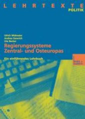 book Regierungssysteme Zentral- und Osteuropas: Ein einführendes Lehrbuch