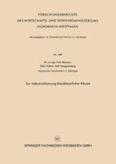 book Zur Industrialisierung kleinbäuerlicher Räume