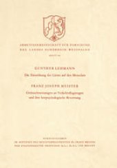 book Die Einwirkung des Lärms auf den Menschen. Geräuschmessungen an Verkehrsflugzeugen und ihre hörpsychologische Bewertung