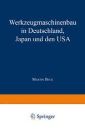 book Werkzeugmaschinenbau in Deutschland, Japan und den USA