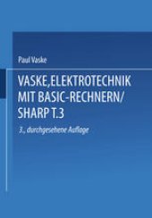 book Elektrotechnik mit BASIC-Rechnern (SHARP): Teil 3 Einsatz der PC-1401/1402