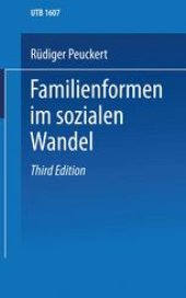 book Familienformen im sozialen Wandel