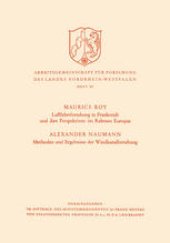 book Luftfahrtforschung in Frankreich und ihre Perspektiven im Rahmen Europas