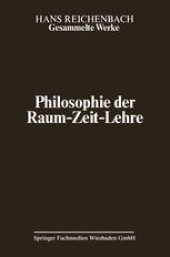 book Philosophie der Raum-Zeit-Lehre