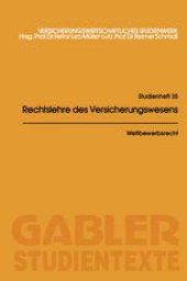 book Wettbewerbsrecht