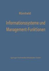 book Informationssysteme und Management-Funktionen