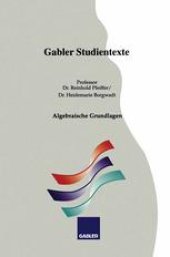 book Algebraische Grundlagen