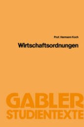 book Wirtschaftsordnungen