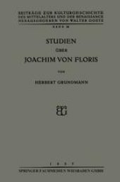 book Studien über Joachim von Floris