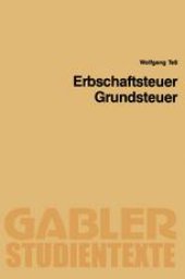 book Erbschaftsteuer, Grundsteuer