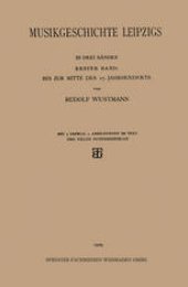 book Musikgeschichte Leipzigs