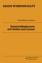 book Relativitätstheorie mit Zirkel und Lineal