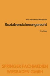 book Sozialversicherungsrecht