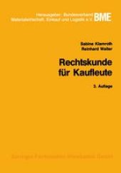 book Rechtskunde für Kaufleute