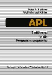 book Einführung in die Programmiersprache APL