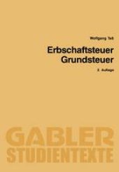 book Erbschaftsteuer Grundsteuer