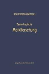 book Demoskopische Marktforschung