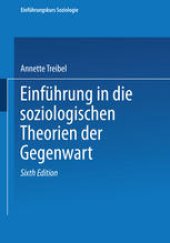 book Einführung in soziologische Theorien der Gegenwart