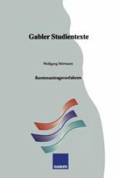 book Rentenantragsverfahren