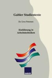 book Einführung in Arbeitstechniken