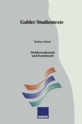 book Wettbewerbsrecht und Kartellrecht