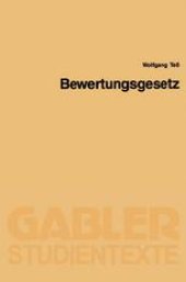 book Bewertungsgesetz