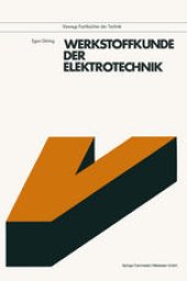 book Werkstoffkunde der Elektrotechnik