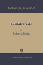 book Kapitalverkehr