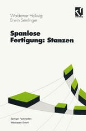 book Spanlose Fertigung: Stanzen