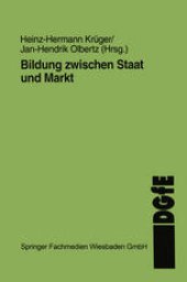 book Bildung zwischen Staat und Markt