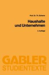 book Haushalte und Unternehmen