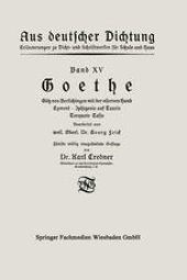 book Goethe: Götz von Berlichingen mit der eisernen Hand Egmont · Iphigenie auf Tauris Torquato Tasso