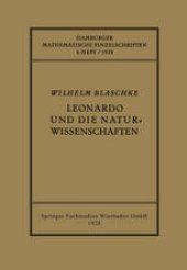 book Leonardo und die Naturwissenschaften: Rede, gehalten am 10. November 1927, zum Antritt des Rektoramts an der Universität Hamburg