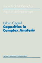 book Capacities in Complex Analysis