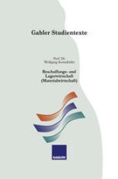 book Beschaffungs- und Lagerwirtschaft (Materialwirtschaft)